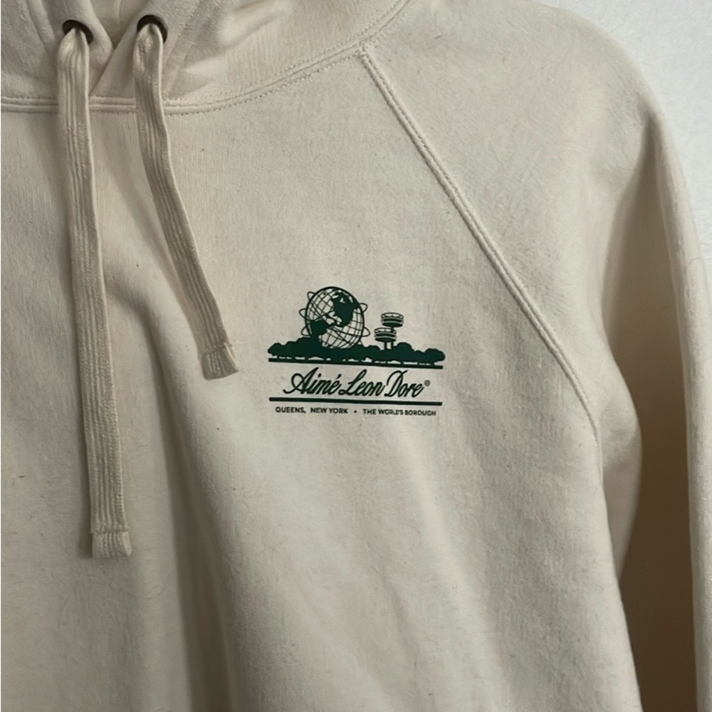 Aime Leon Dore Unisphere Cream Hoodie - Picture 7 of 9